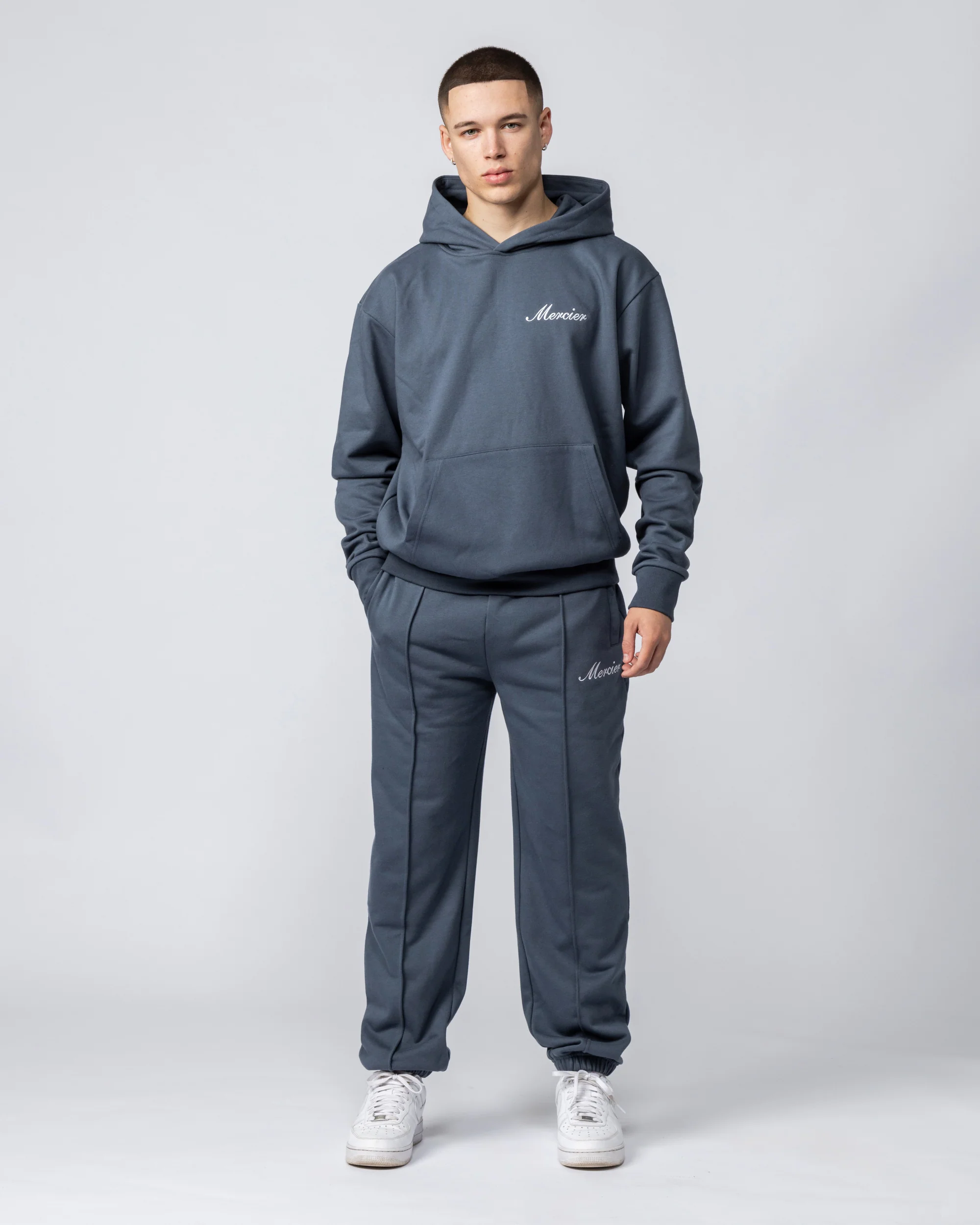 Authenticity Hoodie Blue Slate - Image 5