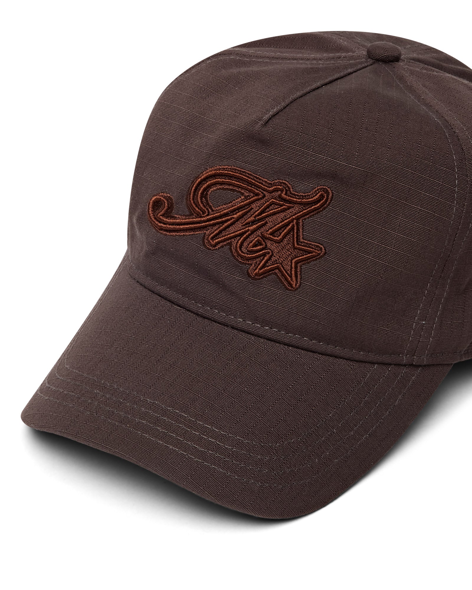 M Star Ripstop Cap Chocolate - Image 5