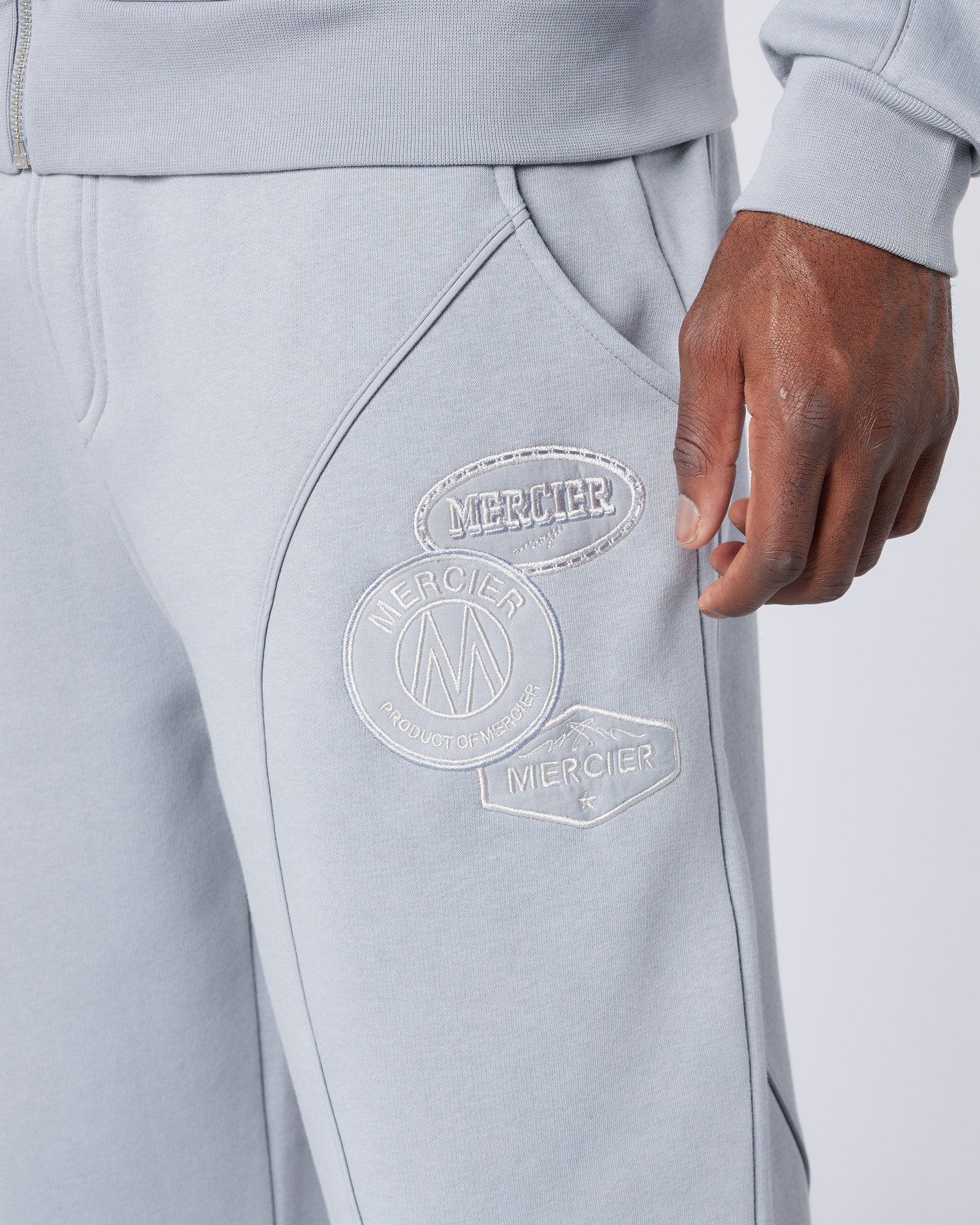 New Wave OG Badge Jogger Grey - Image 3