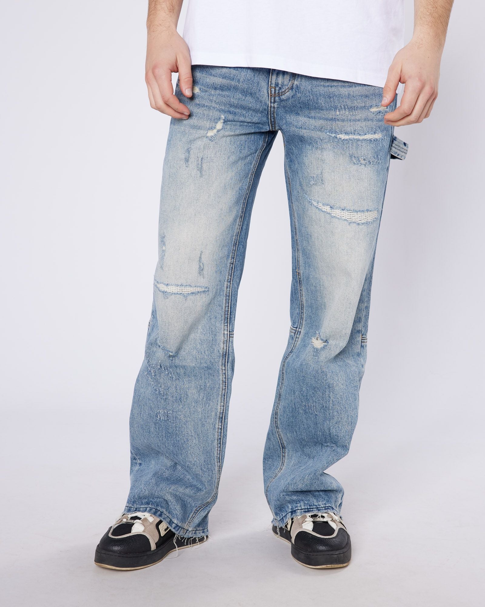 Stressed Relaxed Hammer Jeans - Image 6