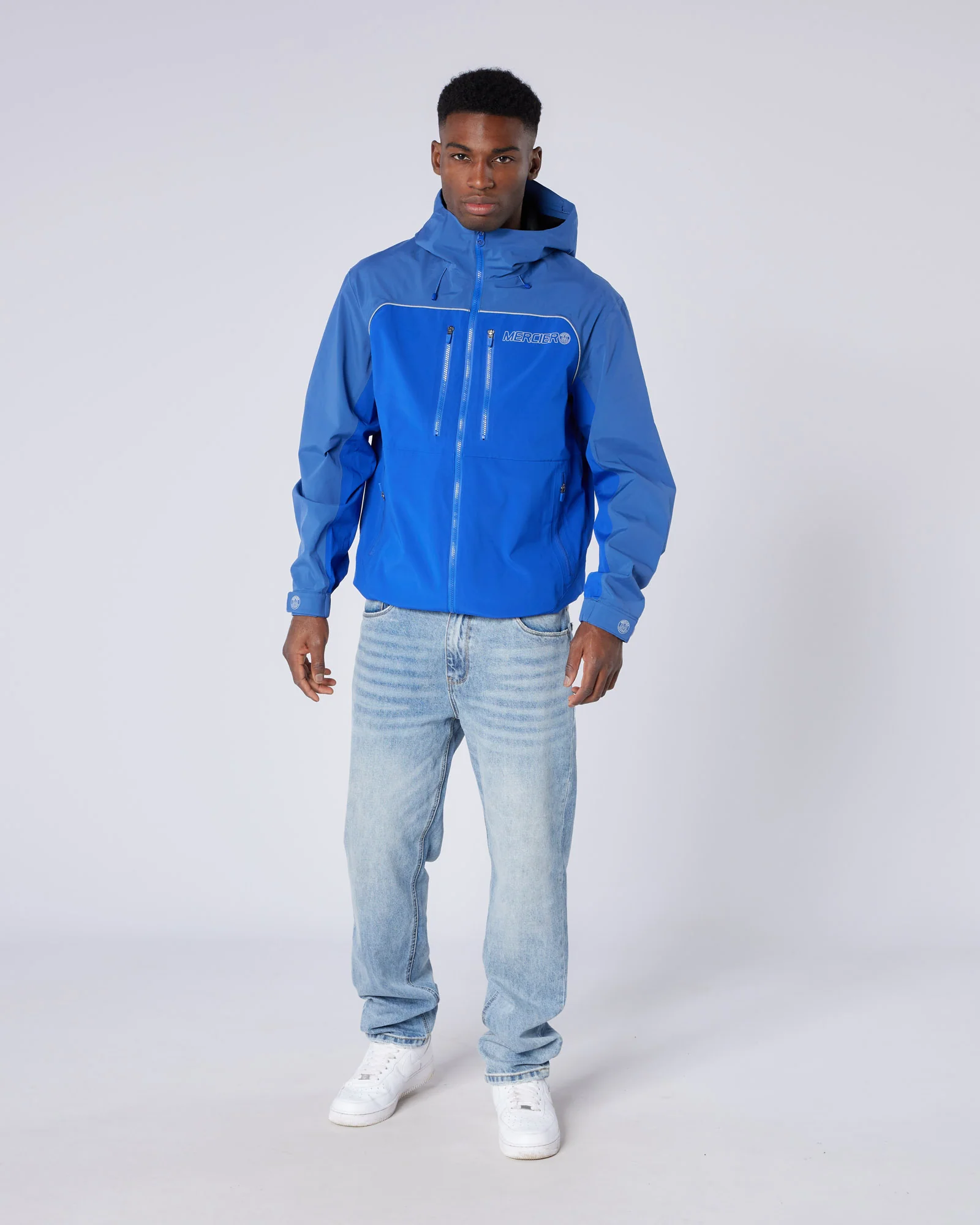 Tapered Washed Denim Jeans - Image 7