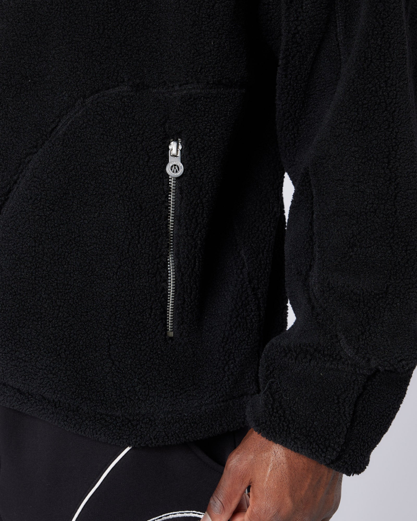 Tempo Borg Jacket Black - Image 7
