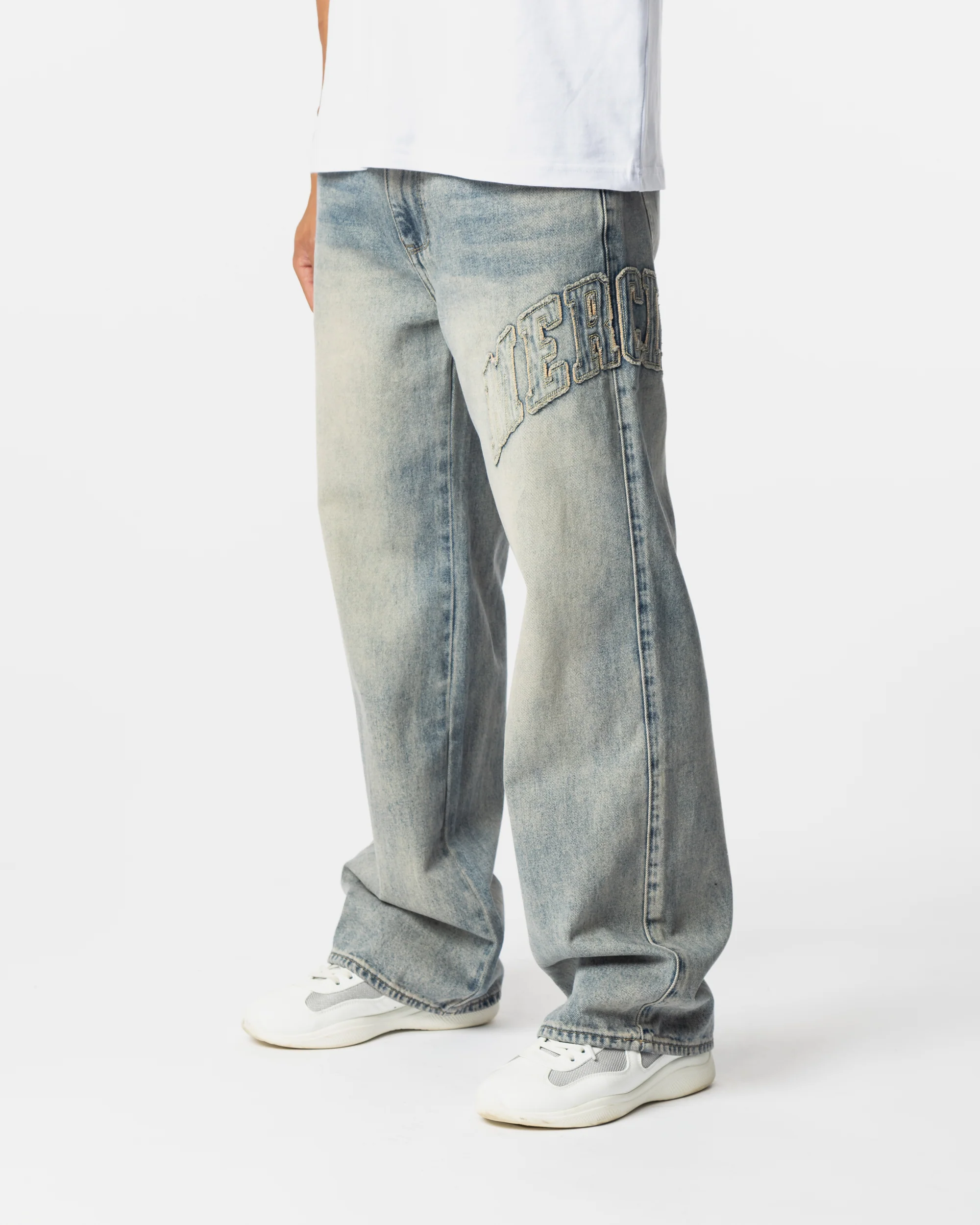 Vintage Blue Speedway Denim Jeans - Image 5