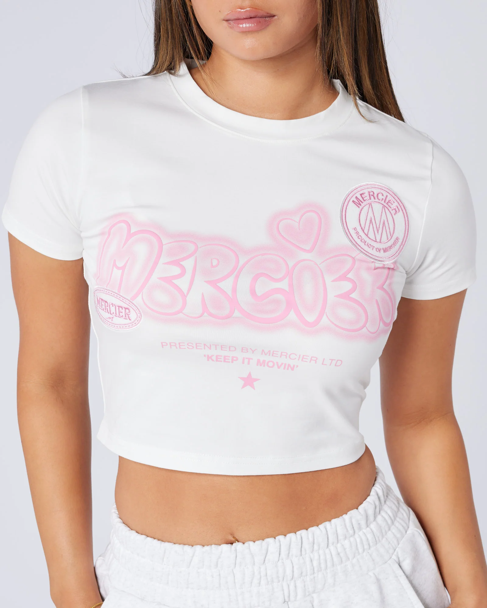 Womens Fantasy Baby T-shirt White - Image 3