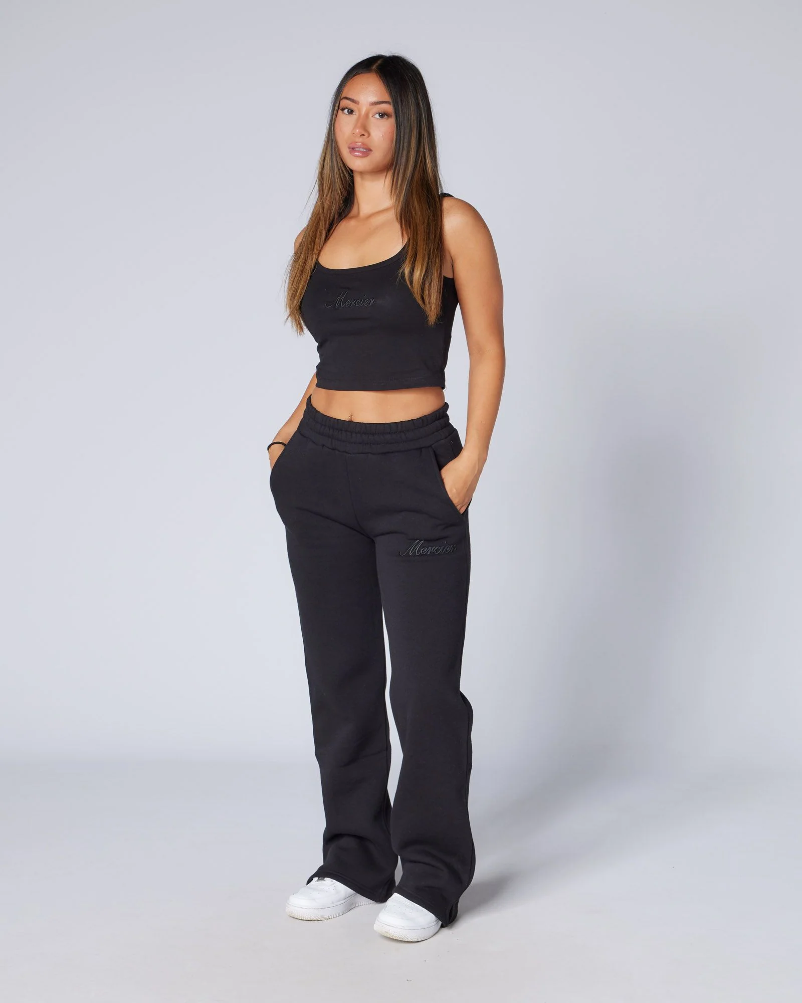 Womens Authenticity Strap Vest Black - Image 3