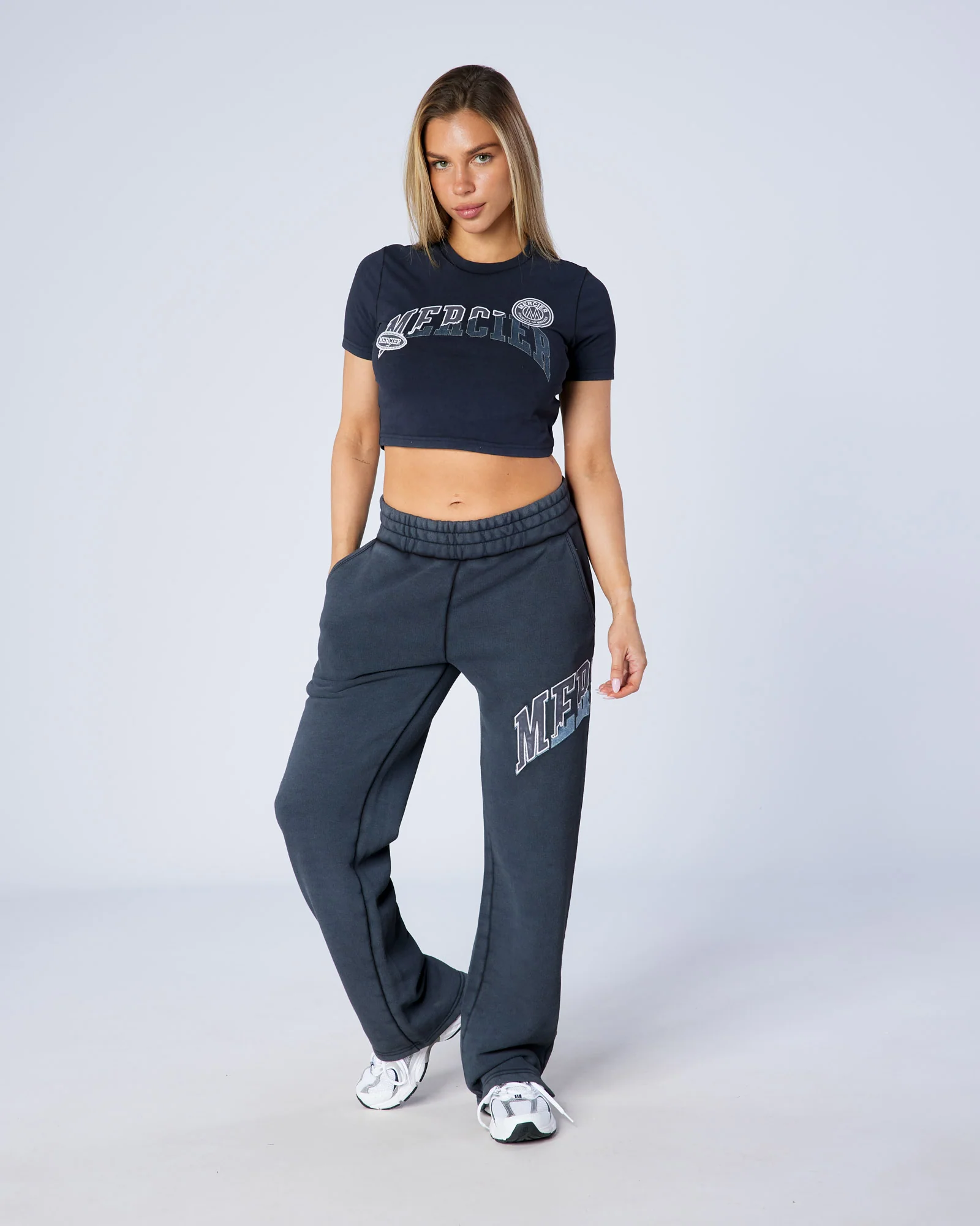 Womens Shatter Jogger Washed Black - Image 5