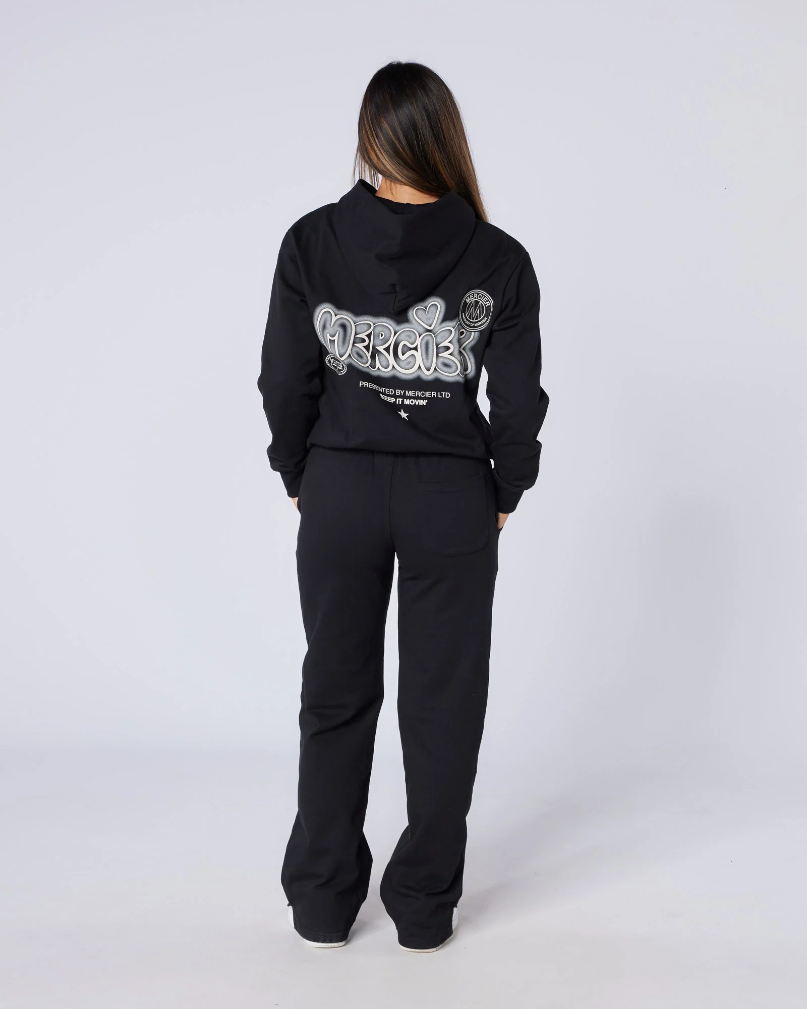 Womens Fantasy Hoodie Black - Image 5
