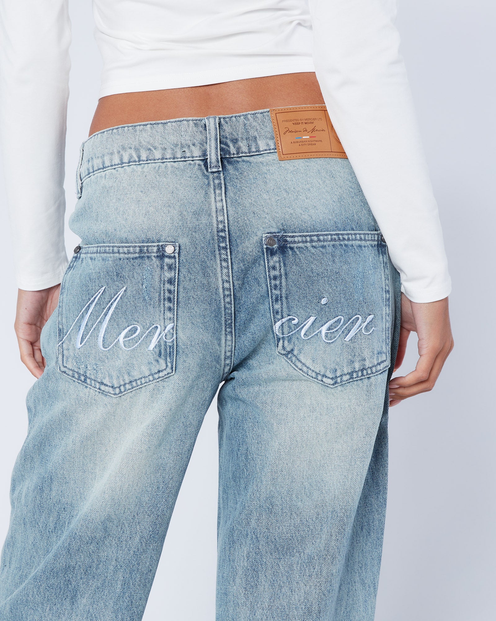 Womens Pocket Signature Jeans - Image 3