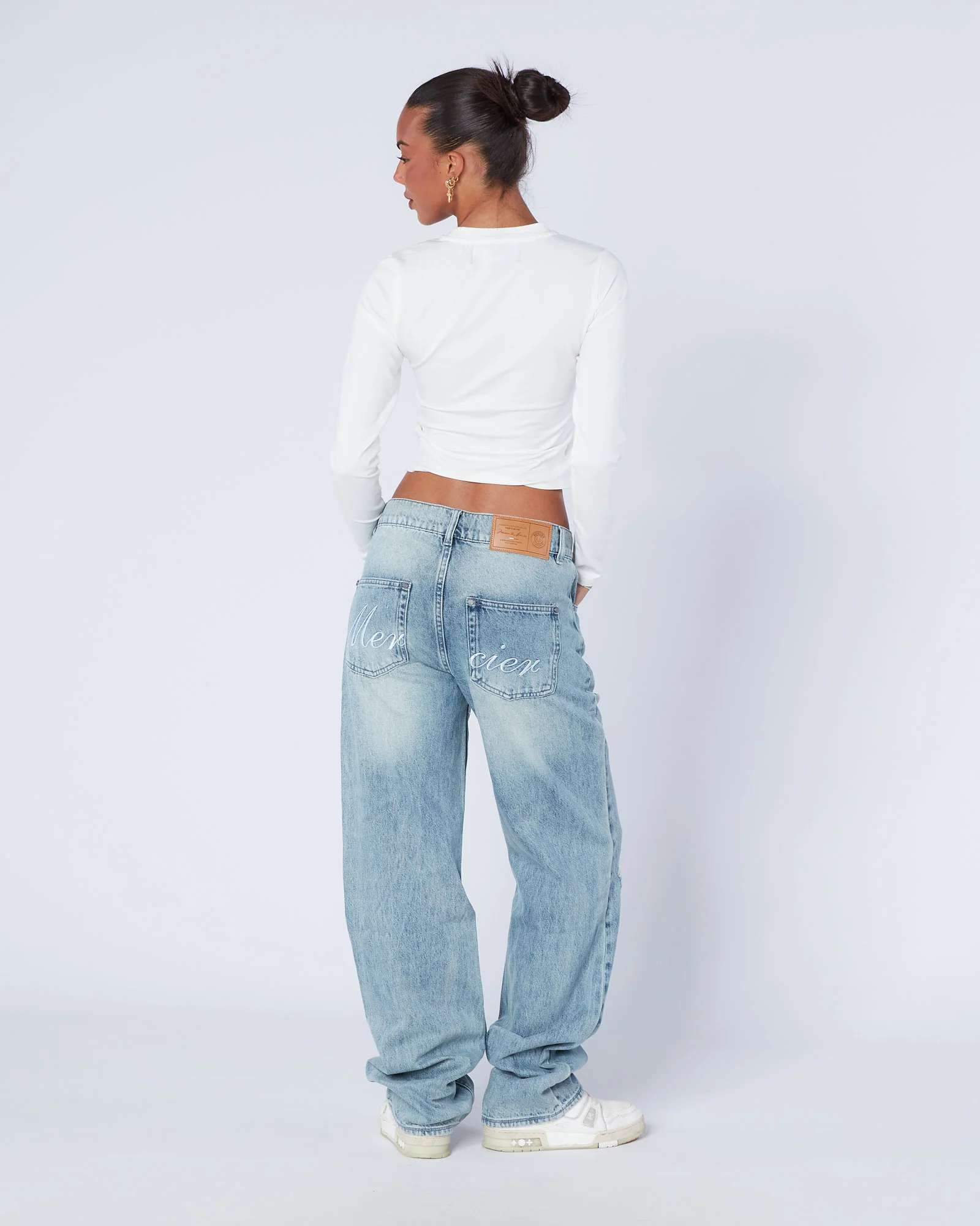 Womens Pocket Signature Jeans - Image 4