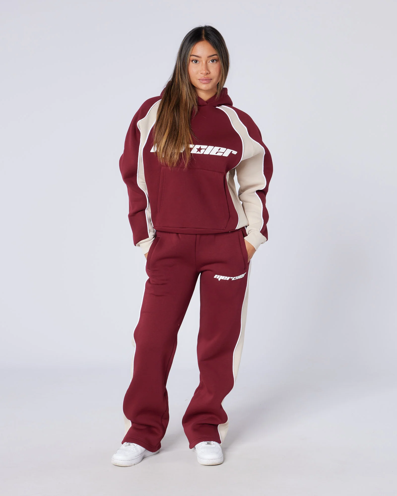 Women's Sporty Hoodie Cabernet - Image 3