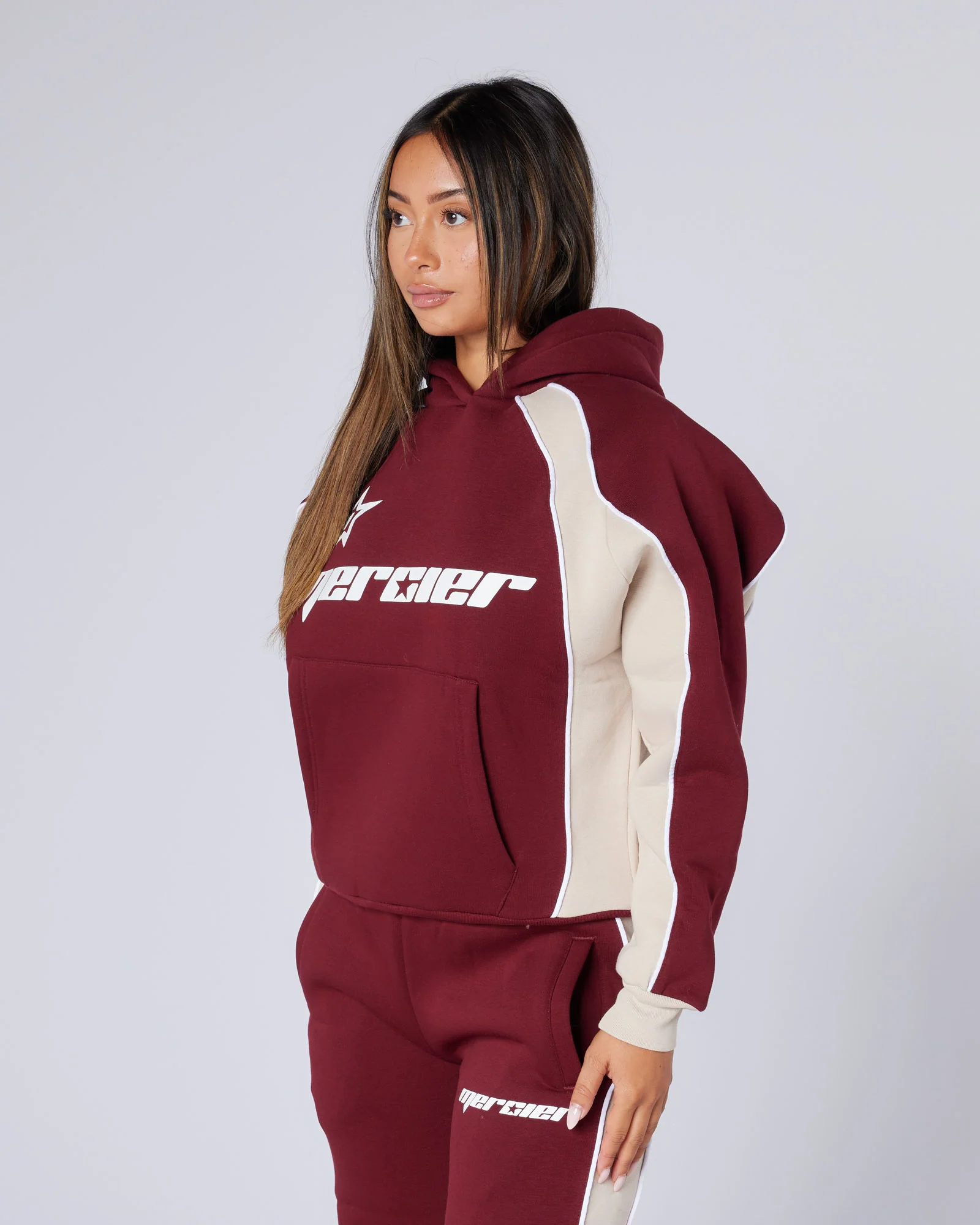 Women's Sporty Hoodie Cabernet - Image 5