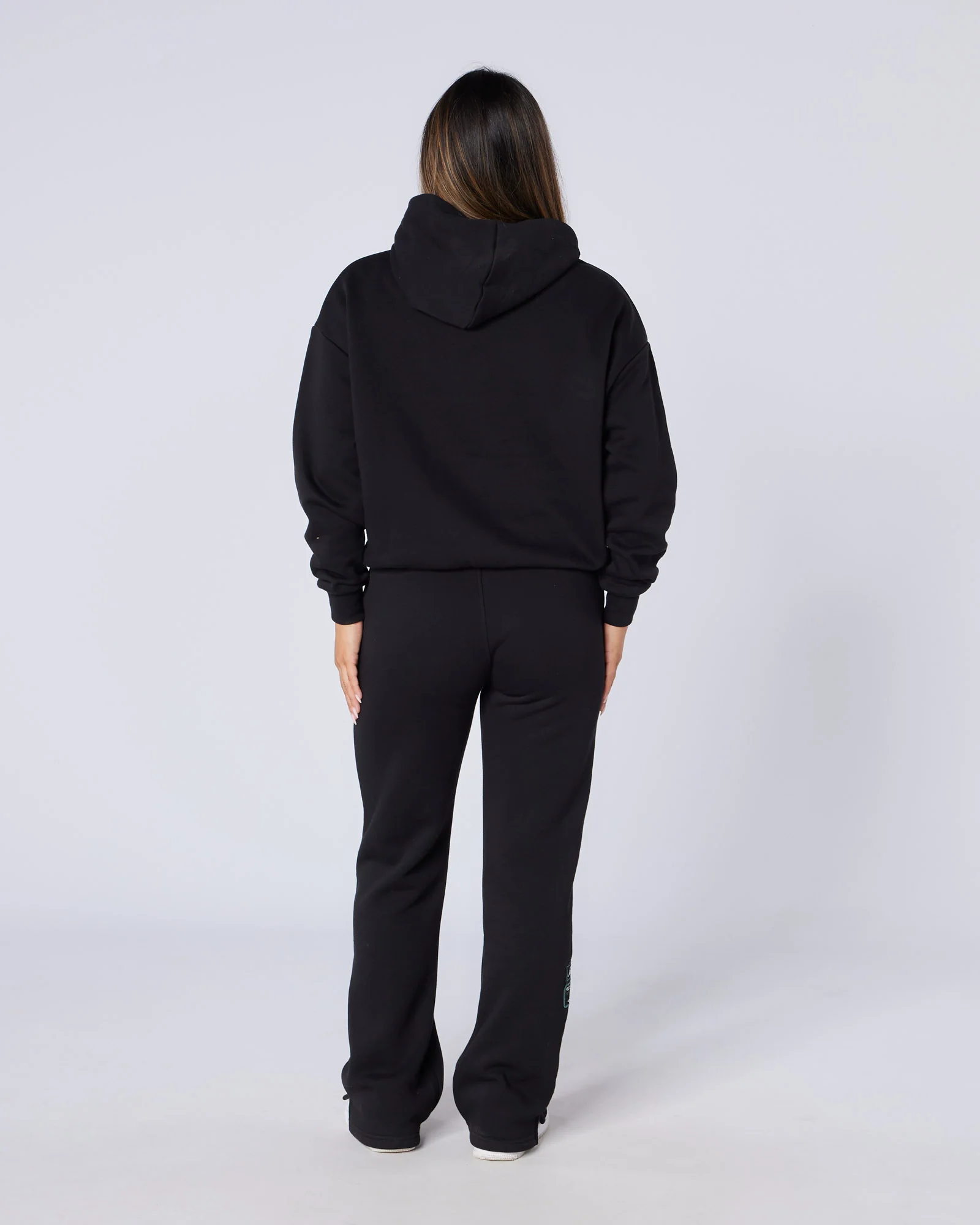 Womens Two Tone OG Badge Jogger Black - Image 7