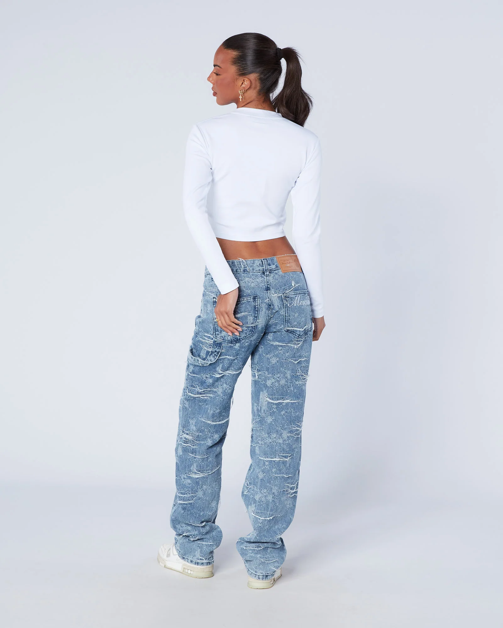 Womens Vintage Shred Jeans - Image 4
