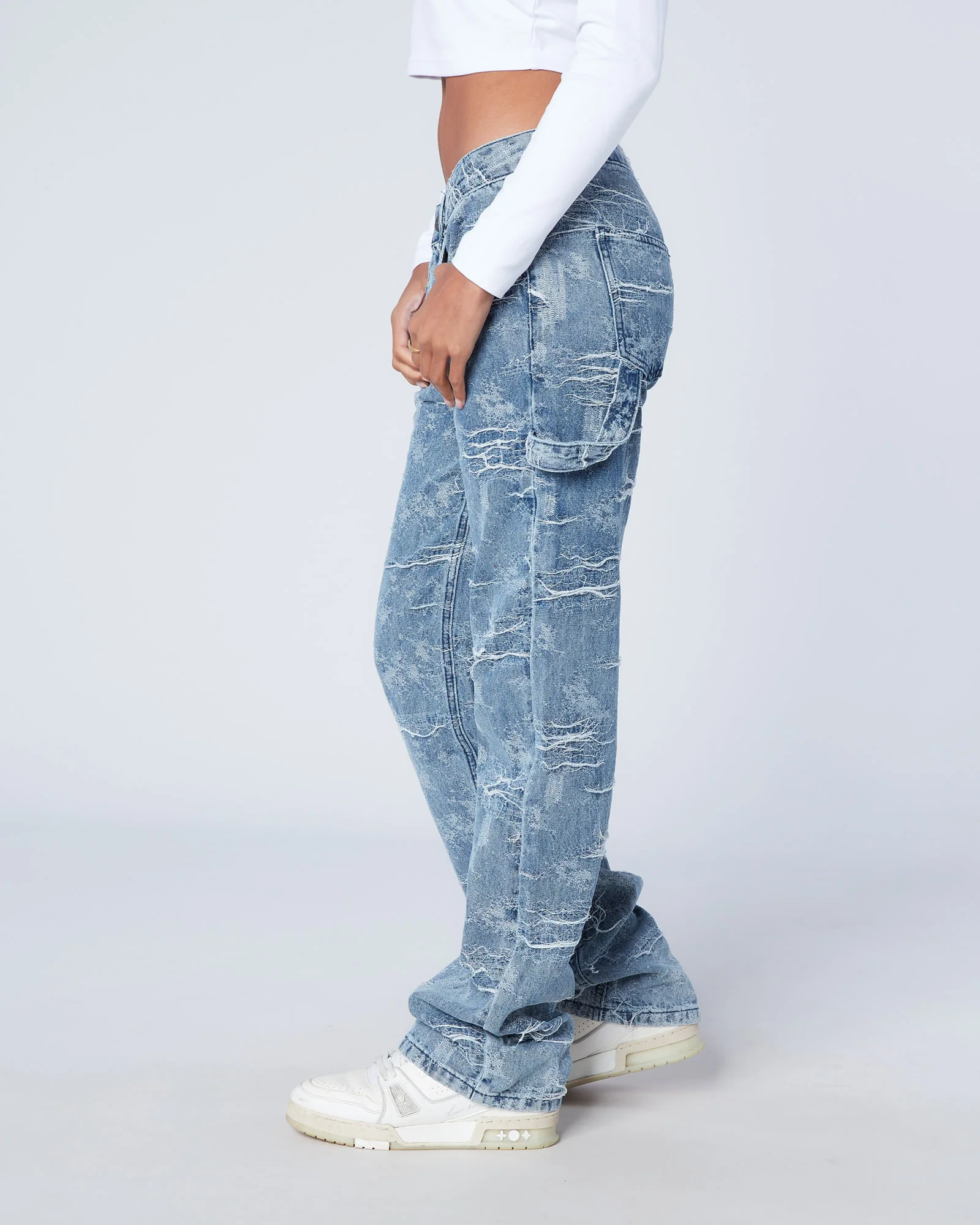 Womens Vintage Shred Jeans - Image 5